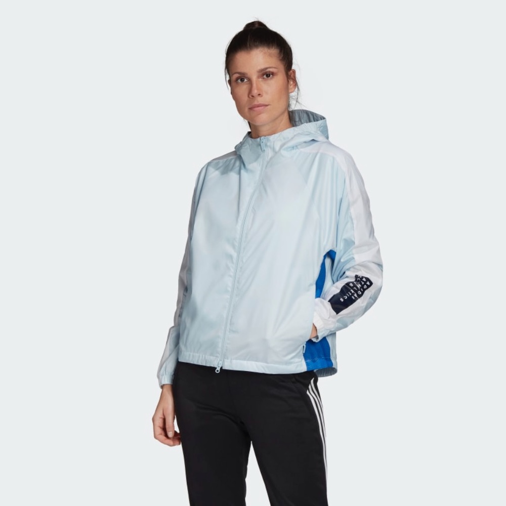 NEW Adidas W.N.D. Womens Windbreaker Jacket Multi